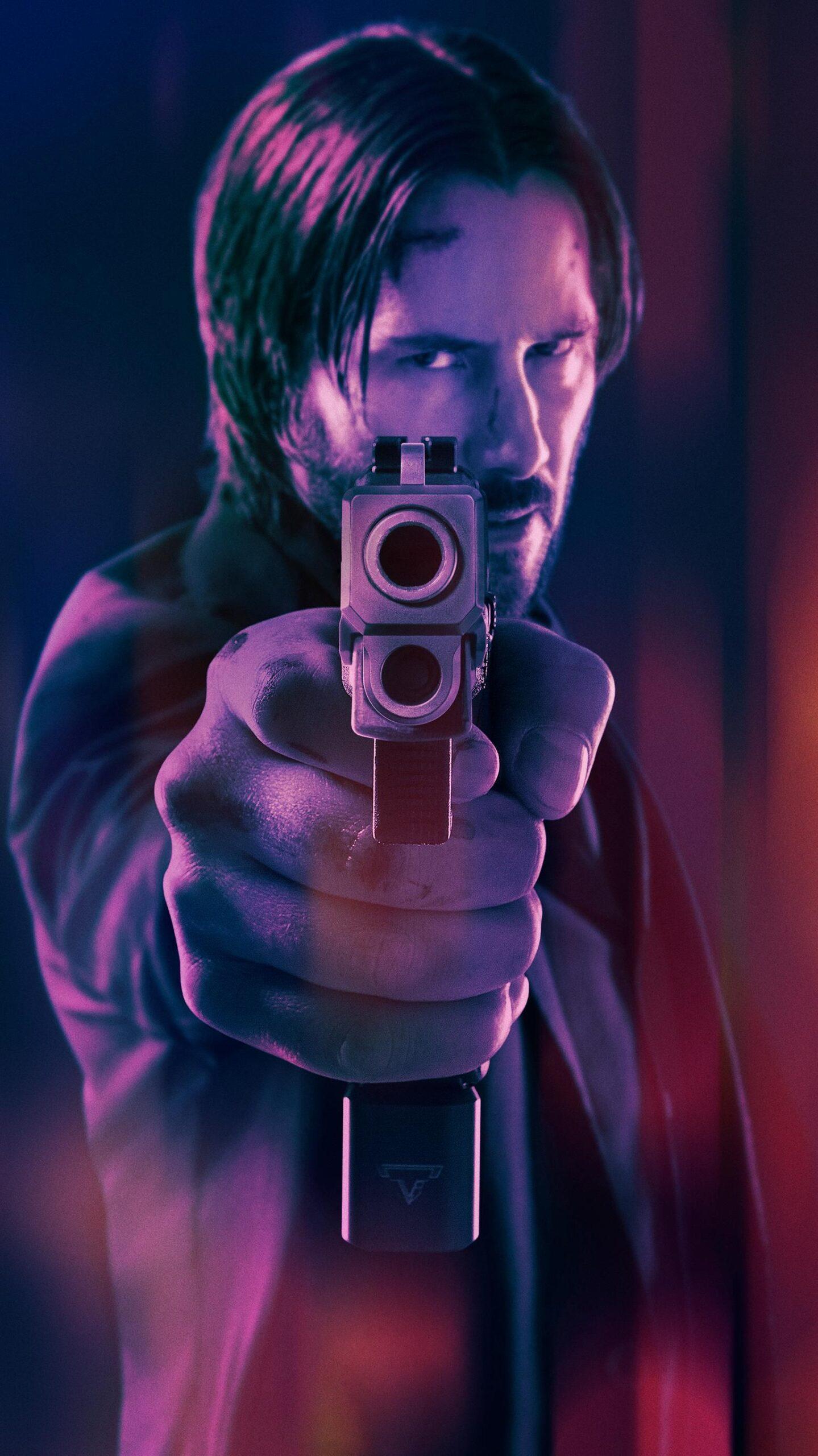 1439x2560 Background John Wick Wallpaper