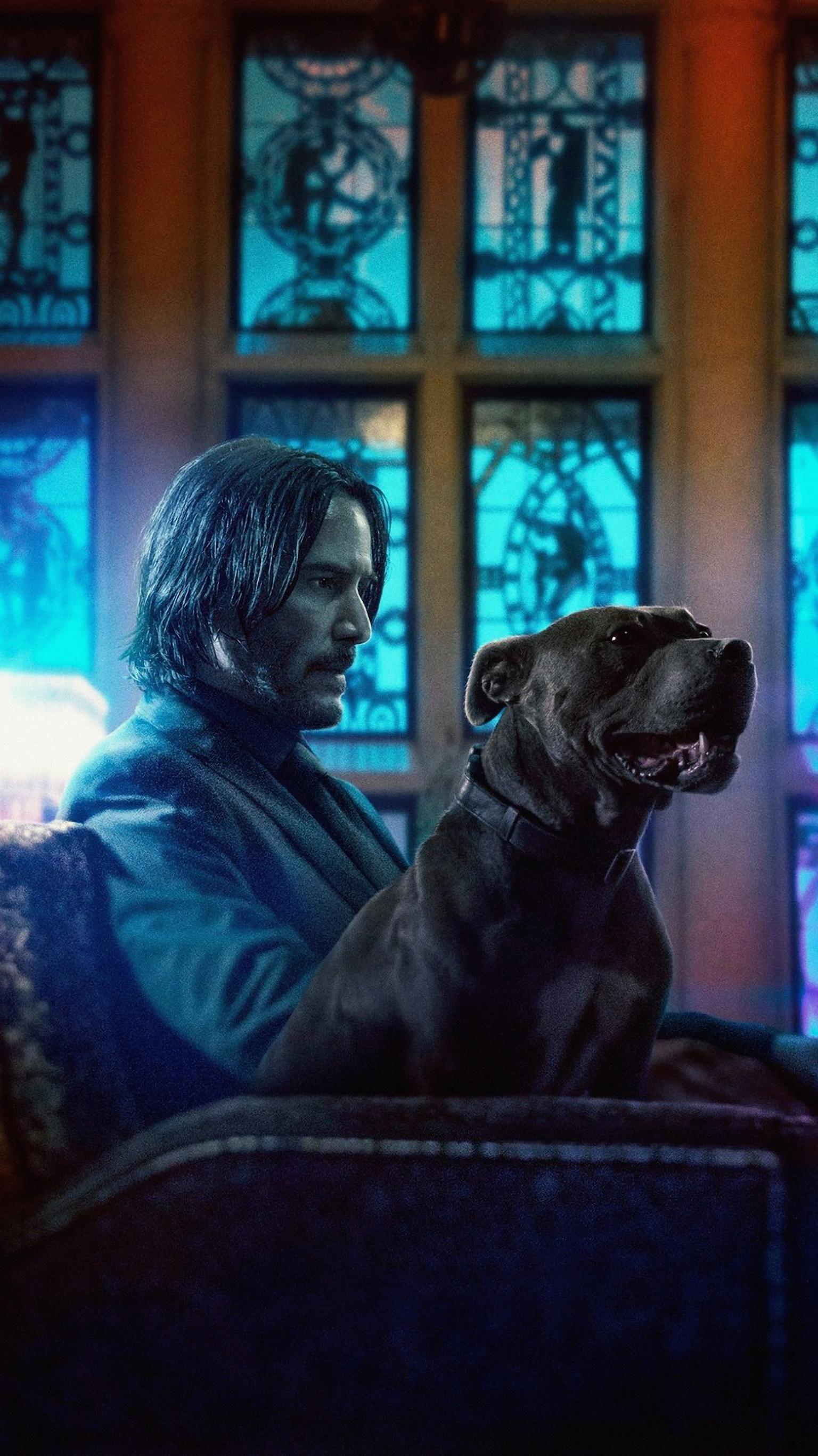 1536x2732 John Wick And Dog Wallpaper