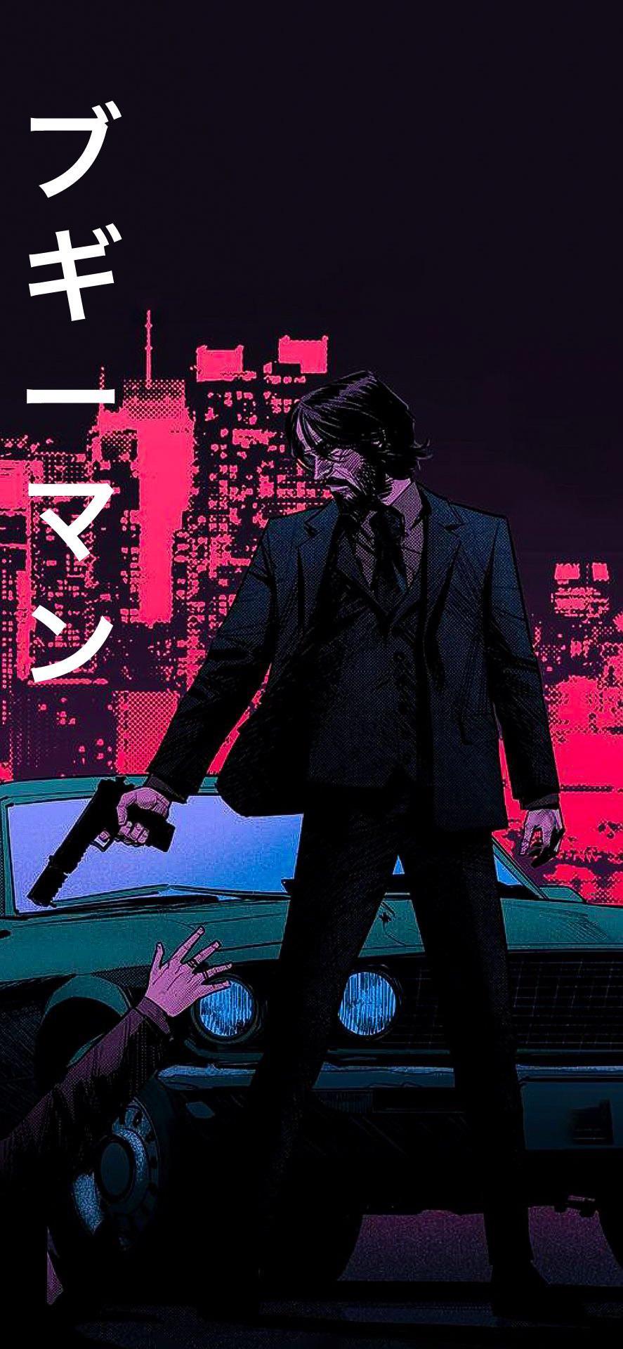 887x1920 John wick wallpaper for iPhone X