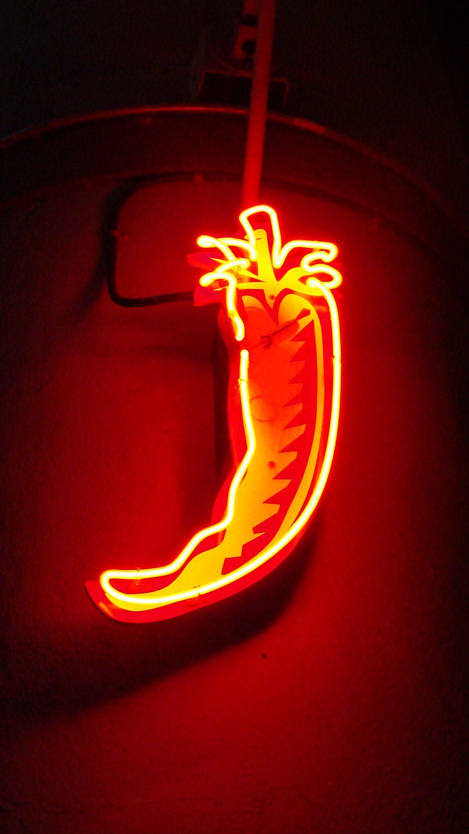 938x1668 Download Wallpaper 938x1668 Neon, Art, Pepper, Light Iphone 8 7 6s 6 For Parallax HD Background