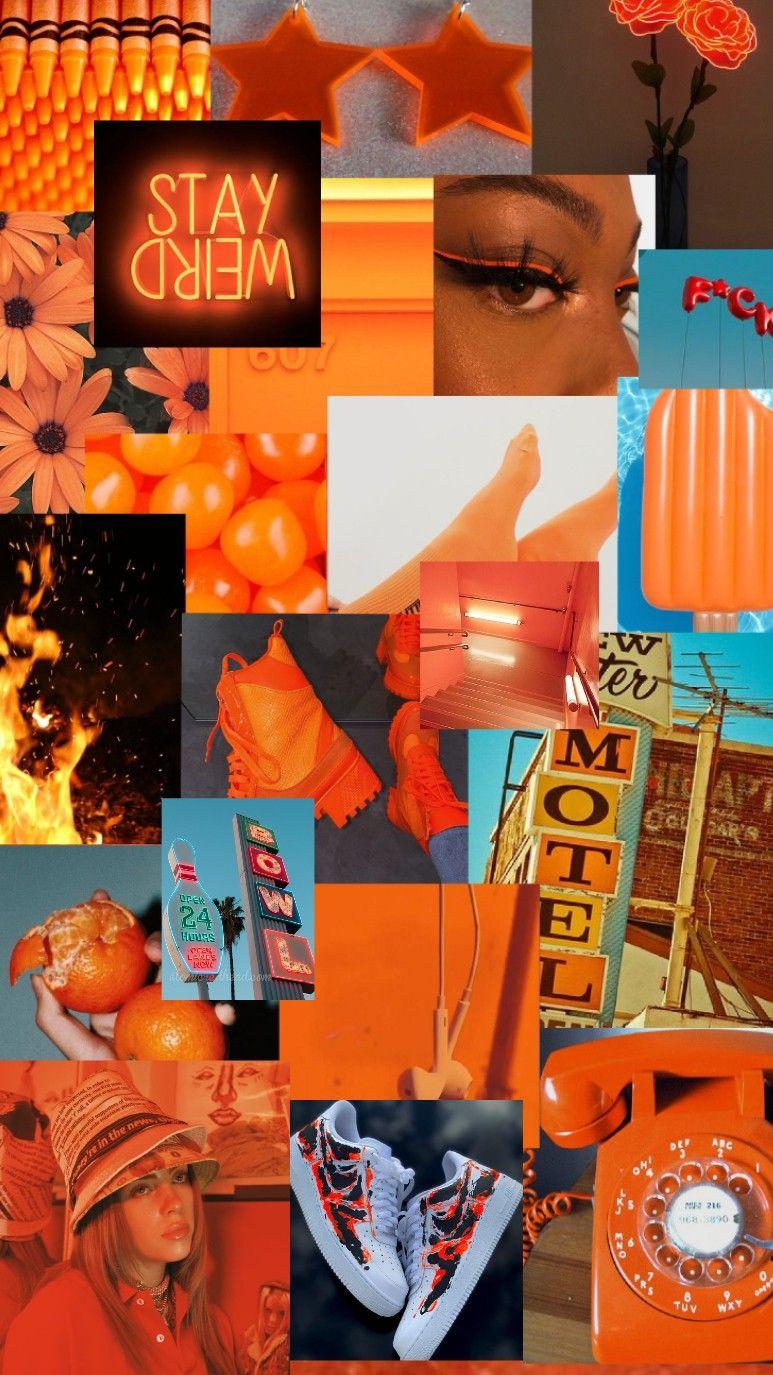 Neon Orange Aesthetic Wallpapers - Top Free Neon Orange Aesthetic ...