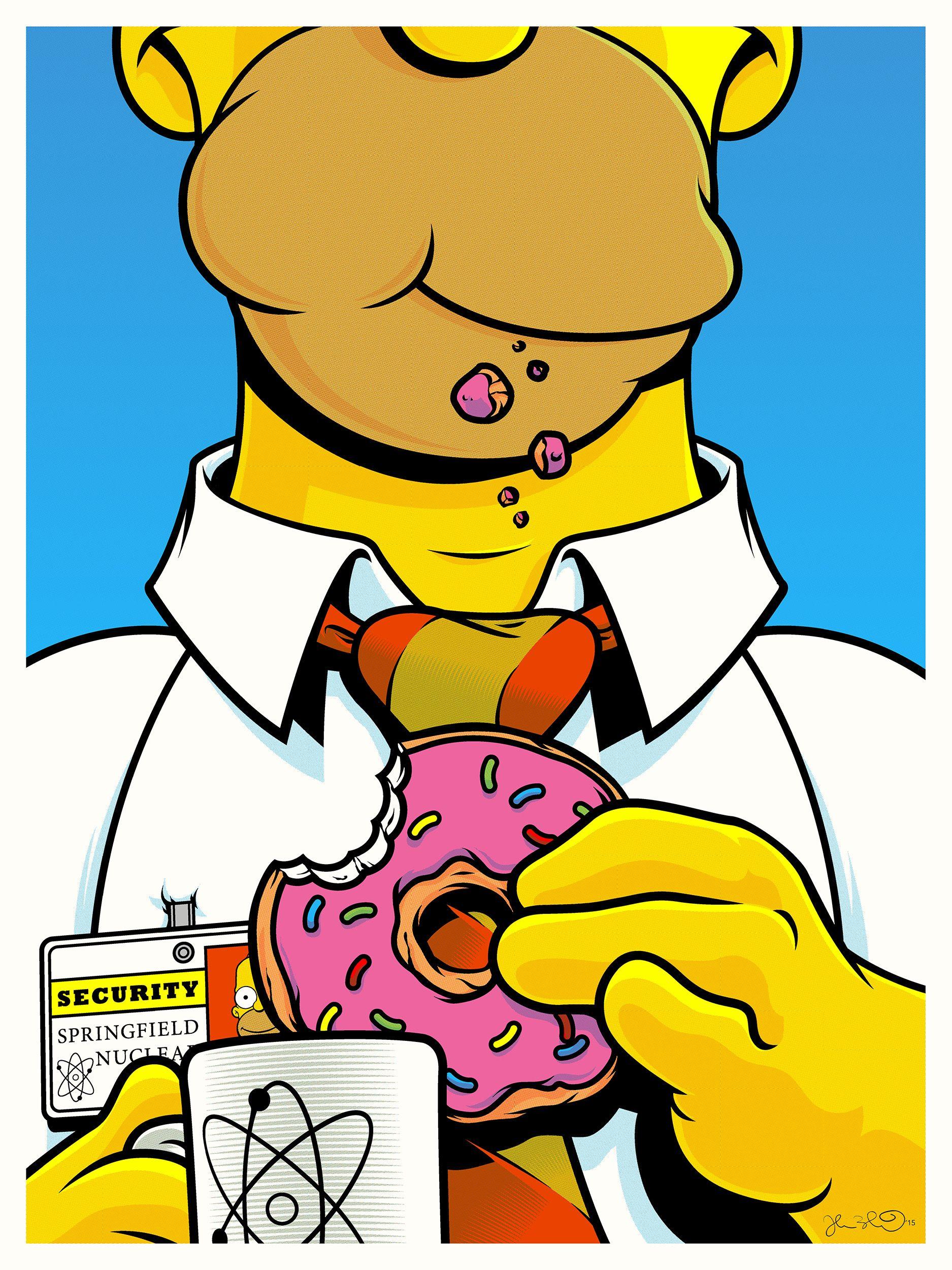 1875x2500 Pop Art Homer Simpson