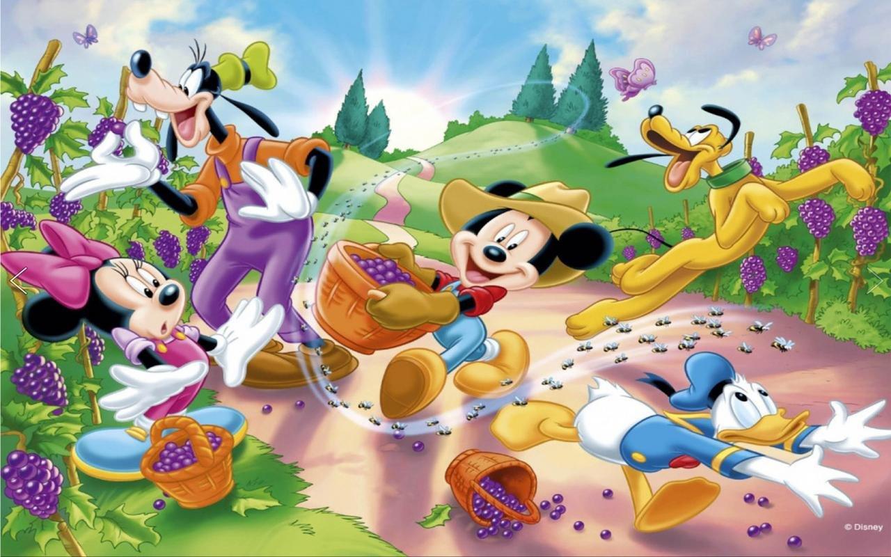 1280x800 R Print Mickey Mouse And Friends HD Wallpaper Multicolor