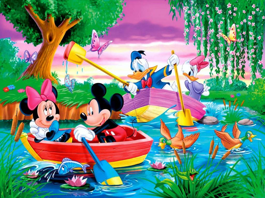 1024x768 Mickey Mouse and Friends Wallpaper