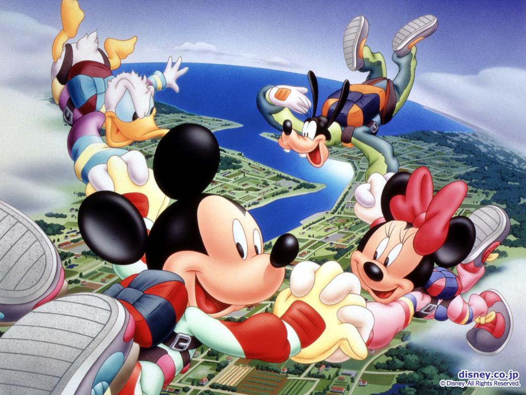 1024x768 Mickey Mouse Friends