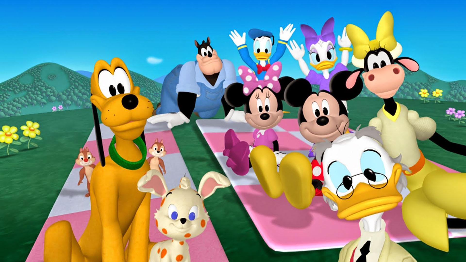 1920x1080 Cartoon Mickey Mouse Disney Clubhouse Desktop HD Wallpaper For Pc And Tablet 1920x1080 :