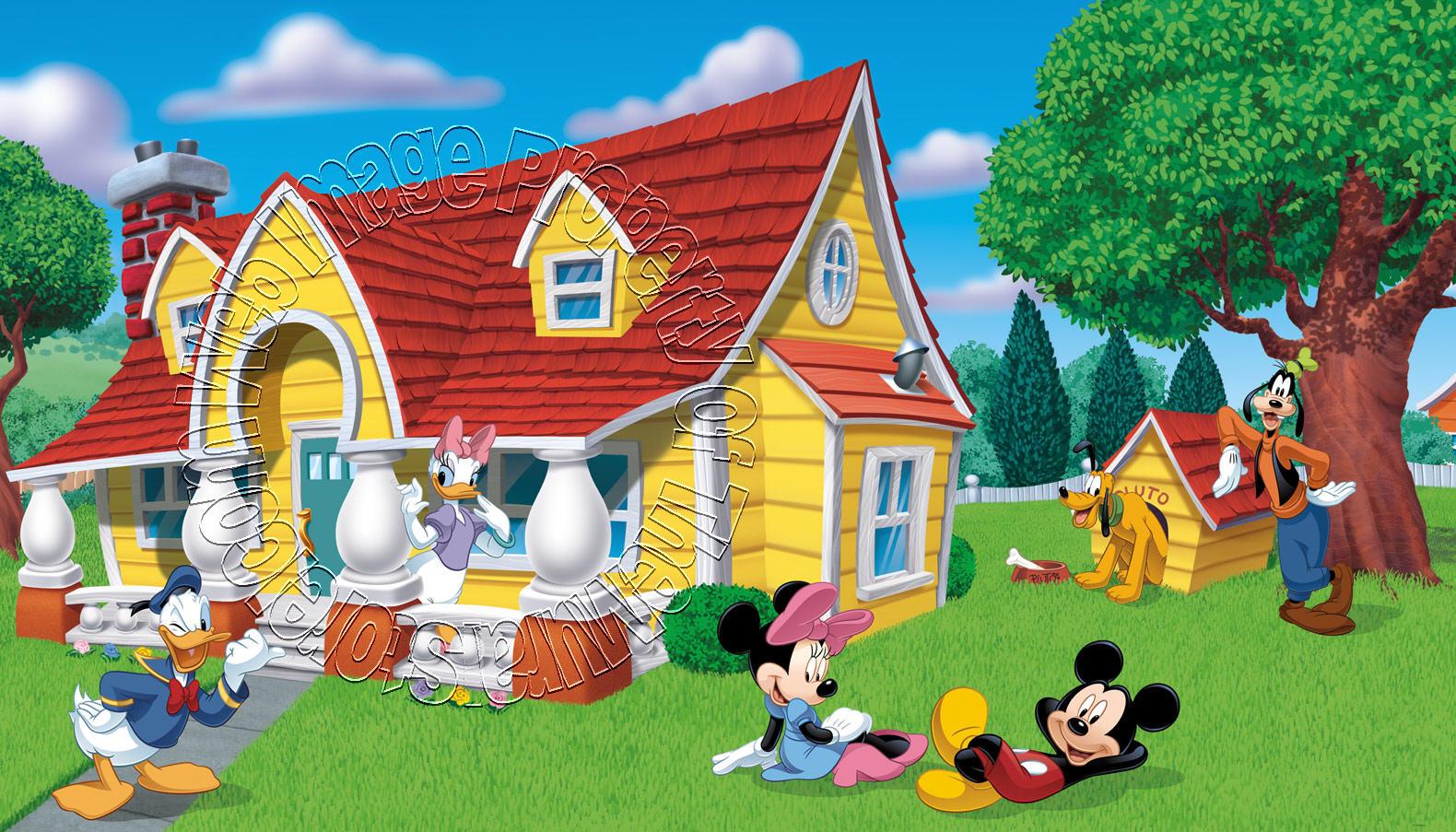1580x903 Disney Mickey & Friends Wall Mural By Roommates. Mid Size Wall Murals. The Mural Store