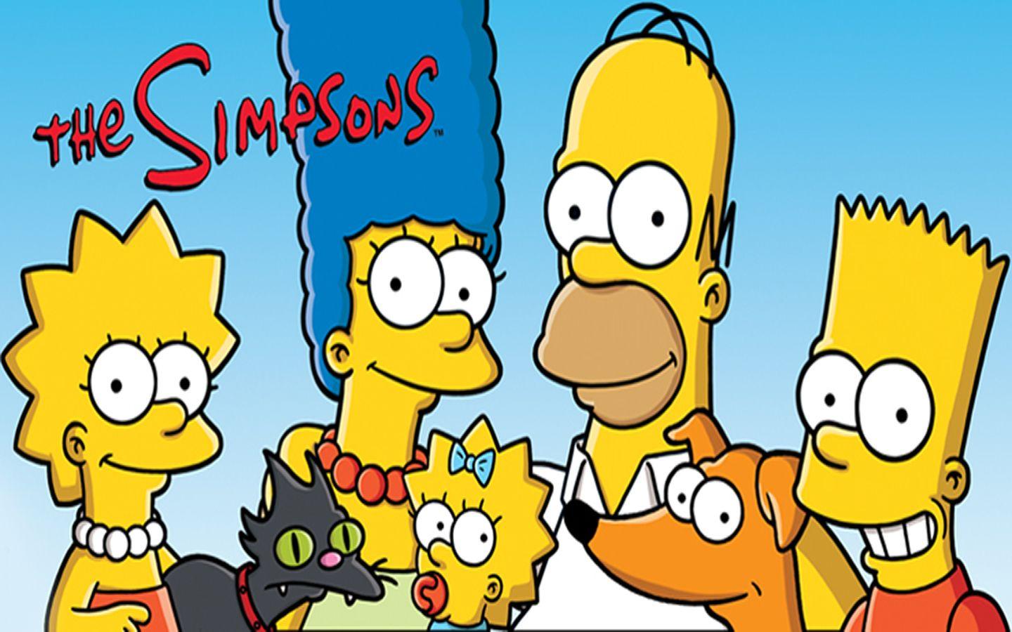 1440x900 The Simpsons Family Introduction HD Wallpaper for Tablet
