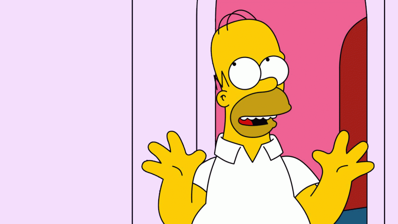 1366x768 Body Treatments: Homer Simpson Cartoon Wallpaper