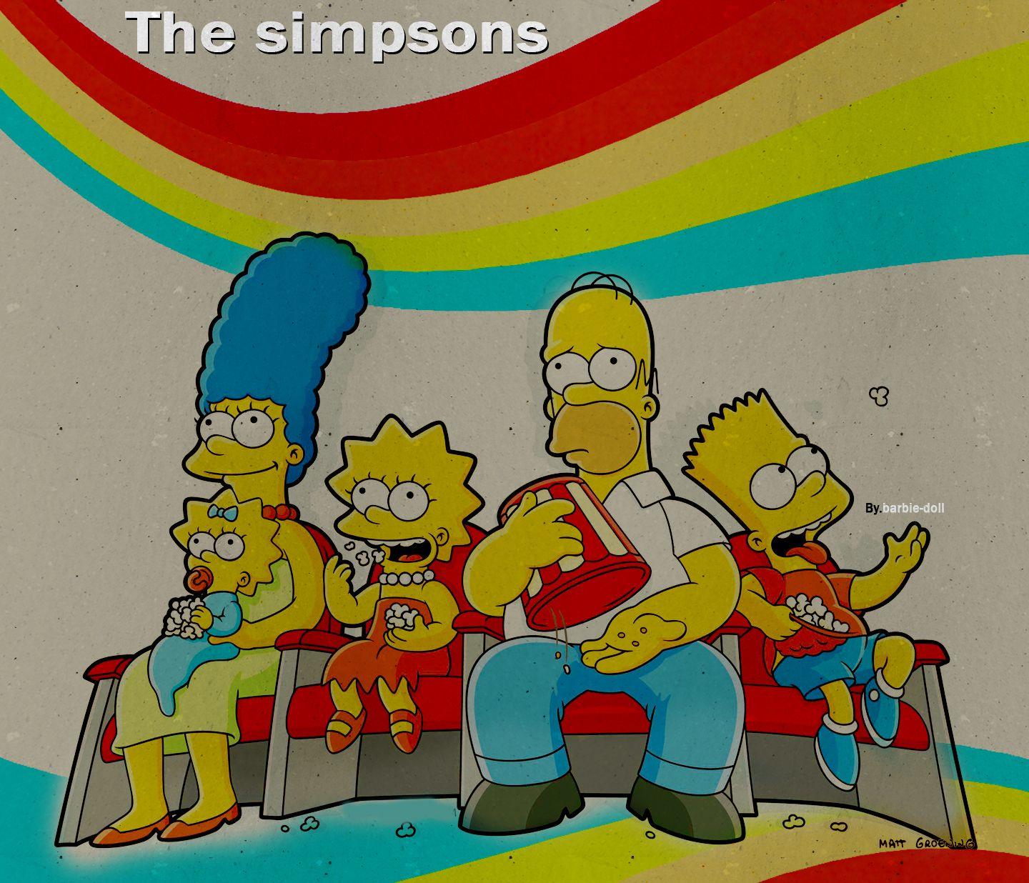 1440x1236 The Simpsons Cartoon Background Image for HTC One M9