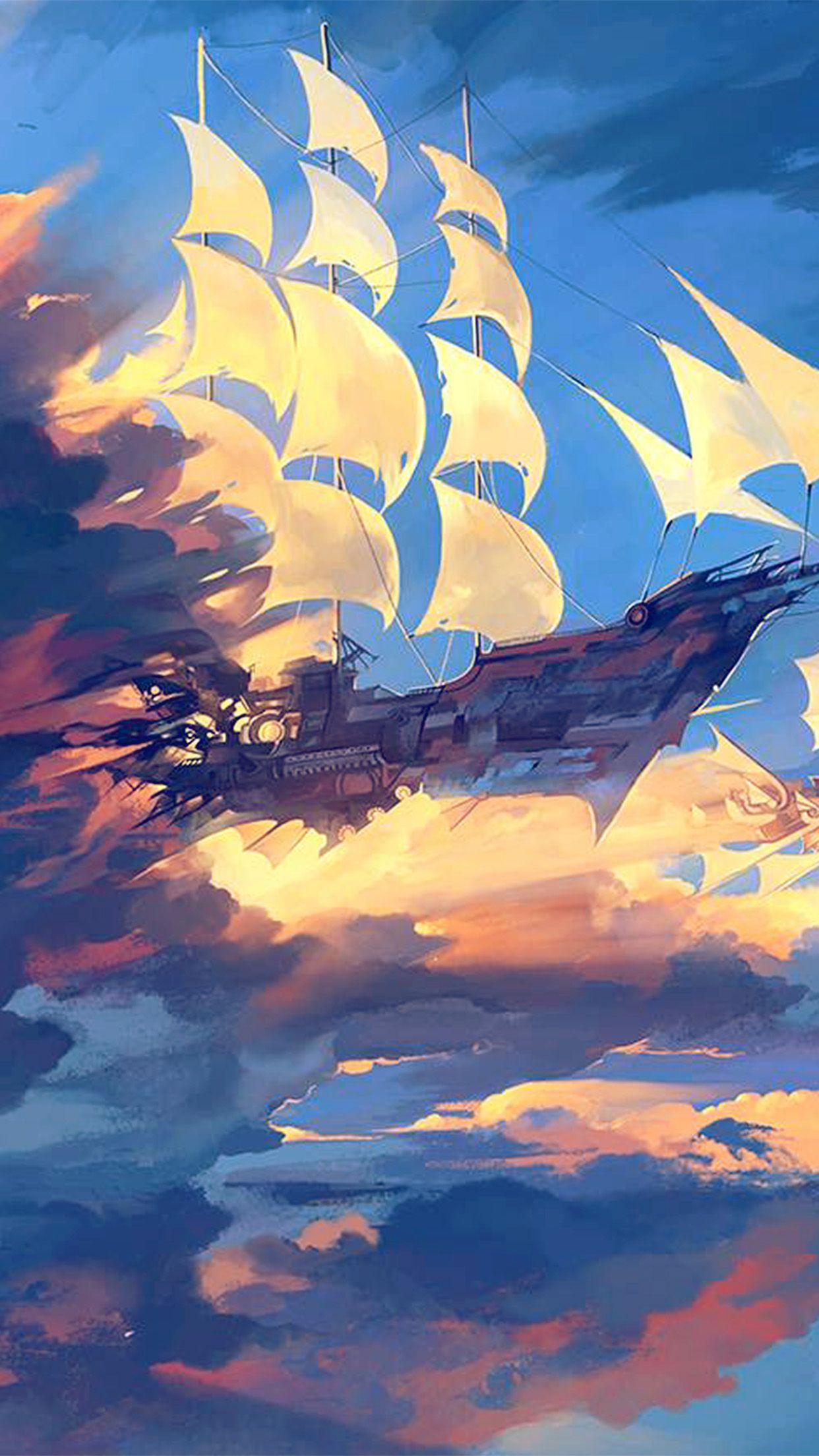 1242x2208 HD Anime Peaceful Wallpaper