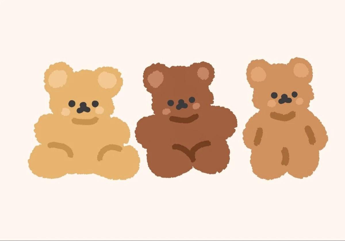 Kawaii Bear Laptop Wallpapers - Top Free Kawaii Bear Laptop Backgrounds