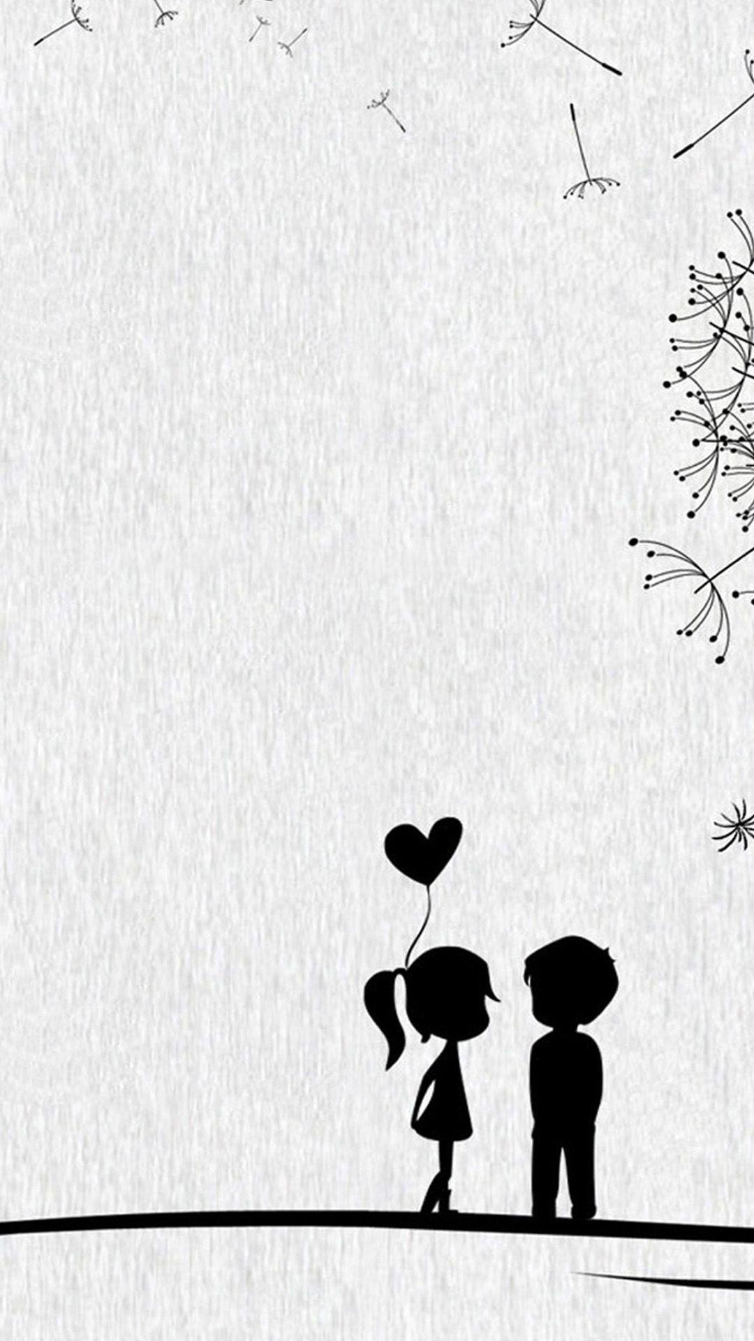 1080x1920 Cute Couple iPhone Wallpaper