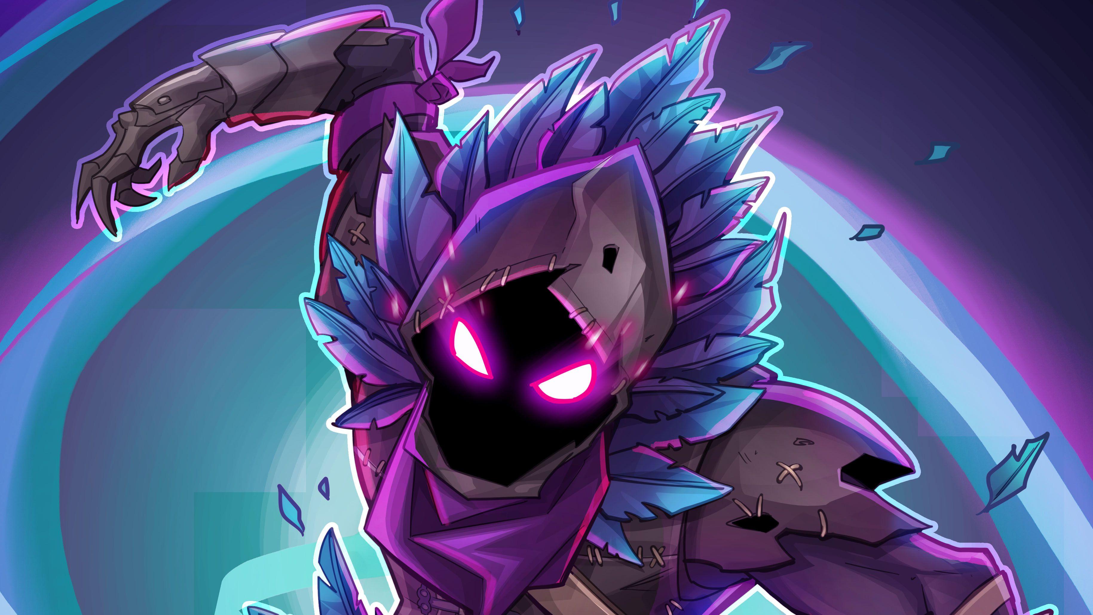 Anime Fortnite Raven Wallpaper