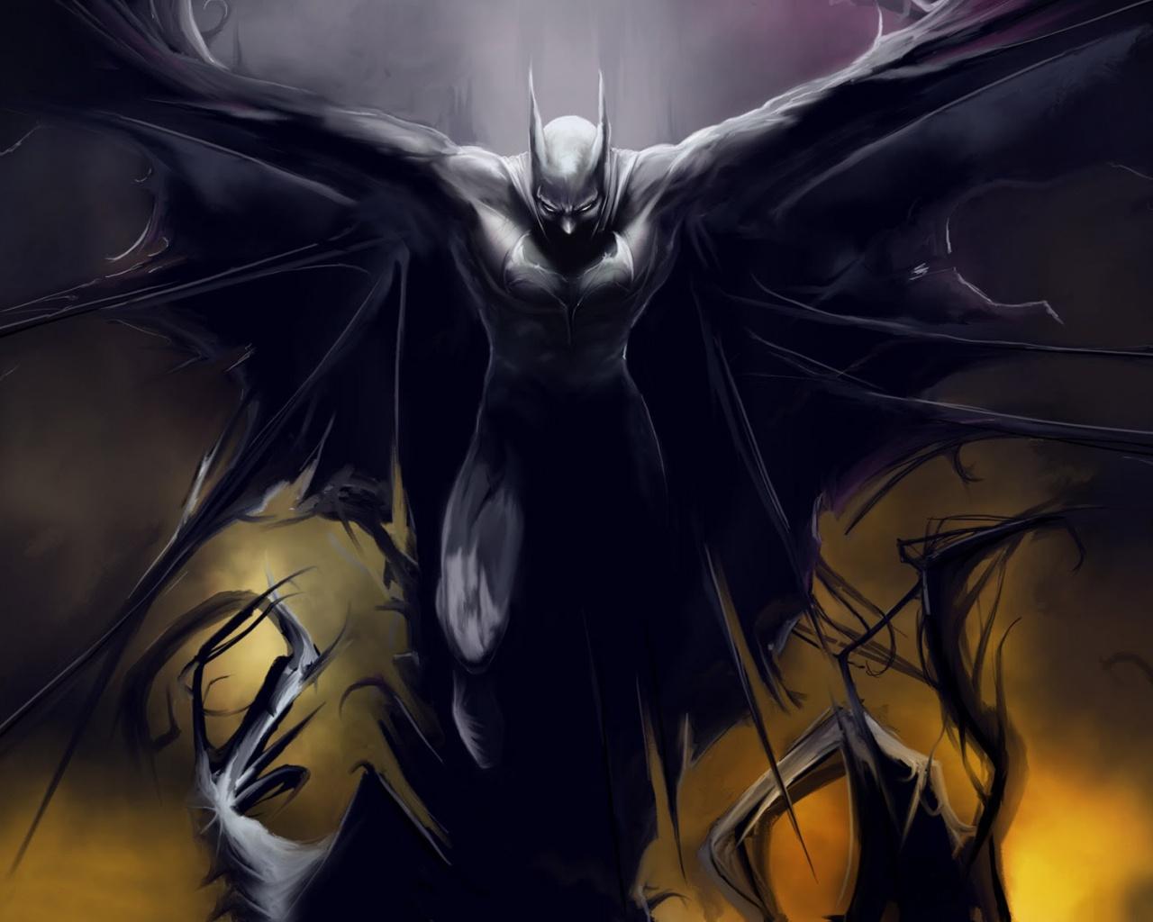 1280x1024 Batman, comic, cartoons desktop PC and Mac wallpaper