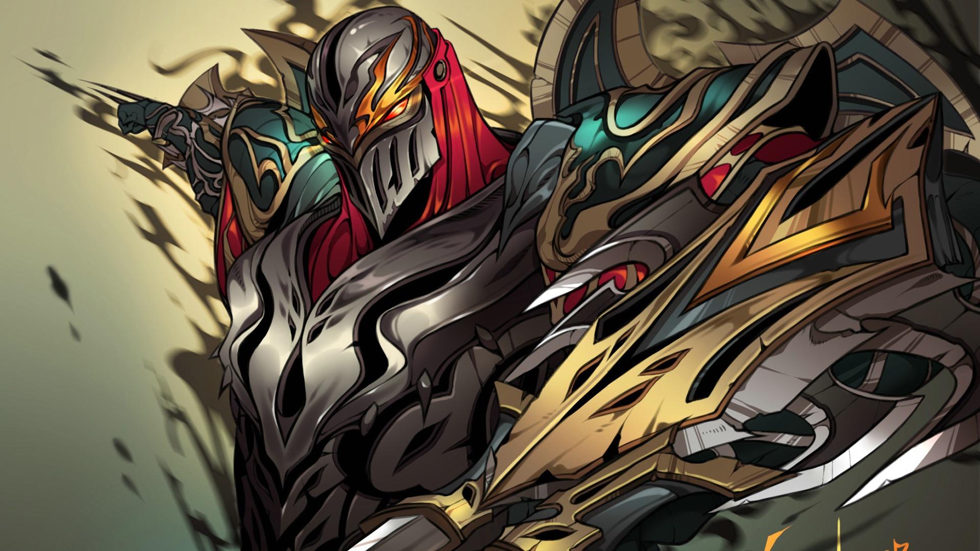 1920x1080 Zed Photo Fan Art League Of Legends