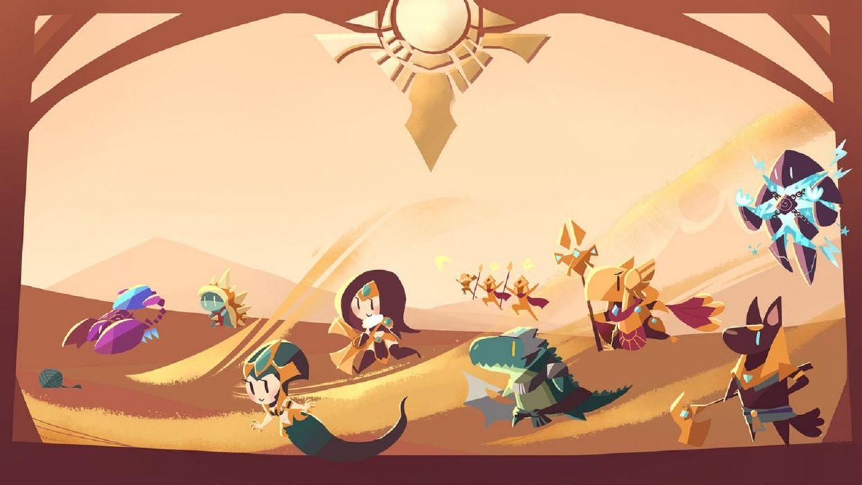 1244x700 League of Legends Fan Art Shurima