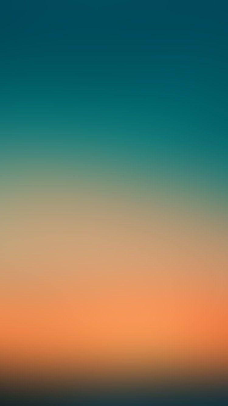750x1334 Sunset Night Orange Green Gradation Blur. Teal Wallpaper Iphone, Orange Wallpaper, Teal Wallpaper