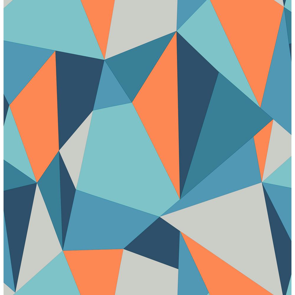 1000x1000 Geometric Blue And Orange