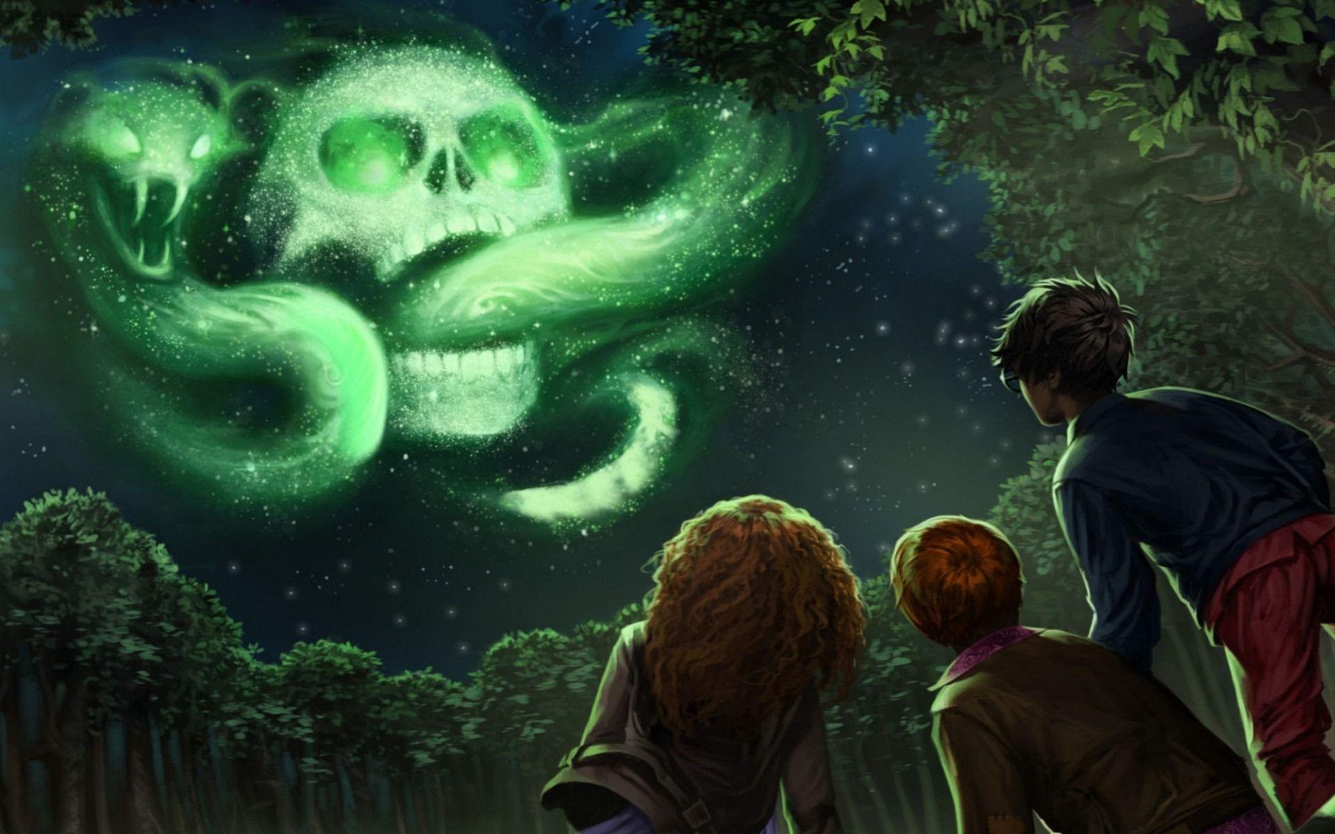 1920x1200 Harry Potter And The Goblet Of Fire Skull Wallpaper 12490