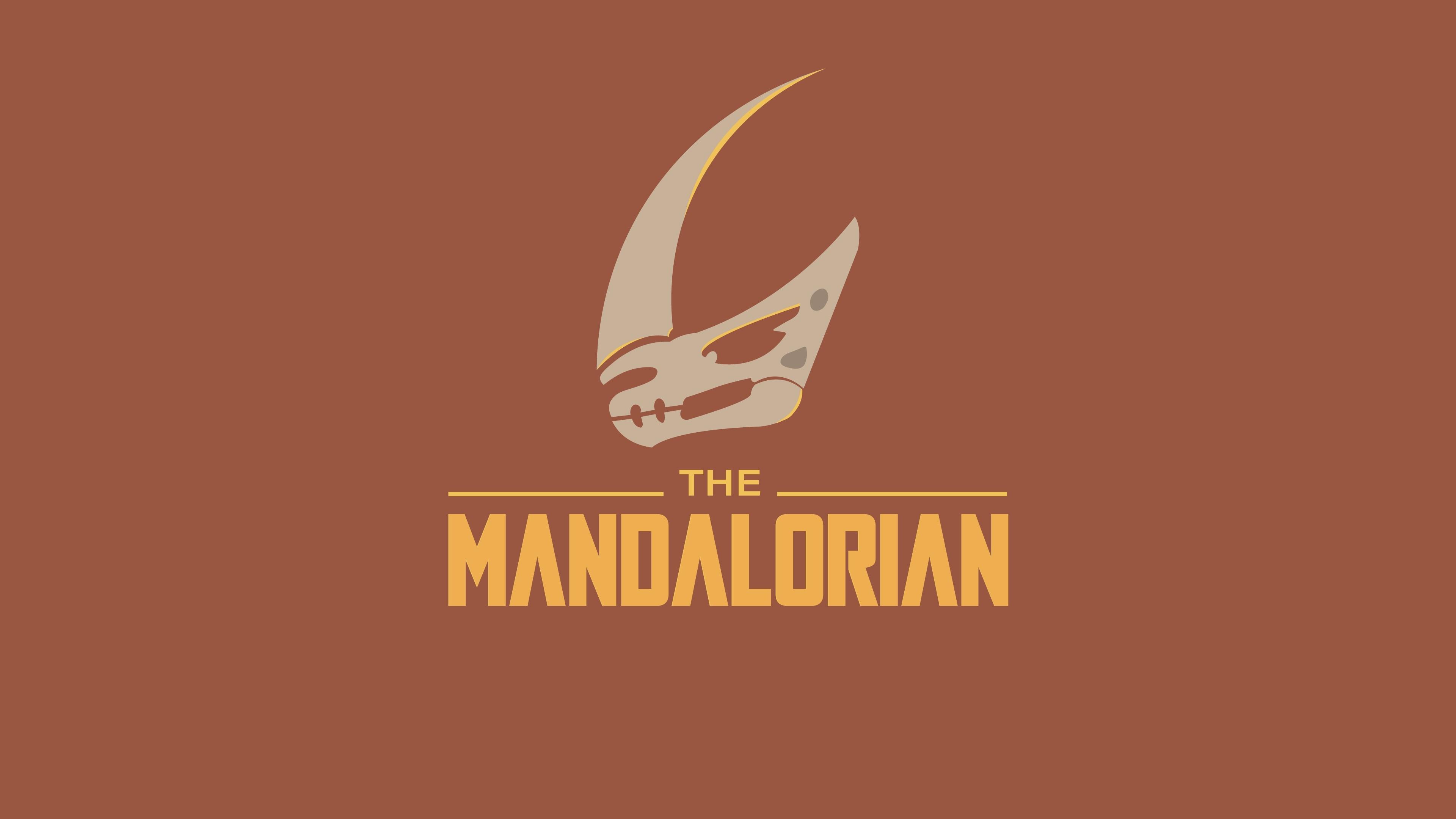 3840x2160 The Mandalorian Minimal Logo Wallpaper, HD Minimalist 4K Wallpaper, Image, Photo and Background
