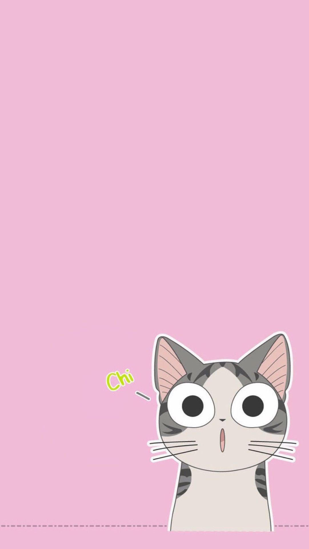 1082x1920 Pink Cat Wallpaper, HD Pink Cat Background