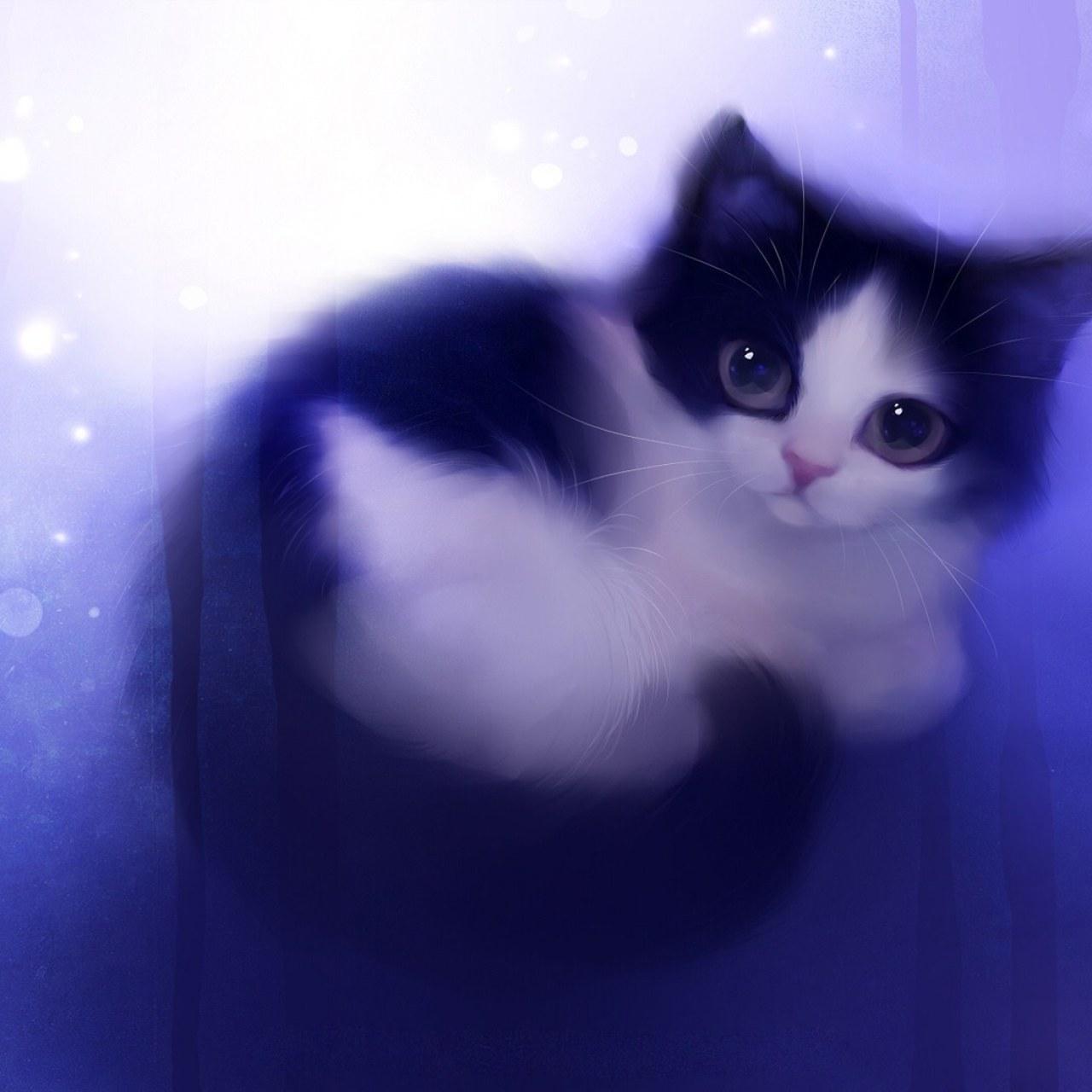 1280x1280 Kawaii Cat Wallpaper • Wallpaper For You HD Wallpaper For Desktop & Mobile