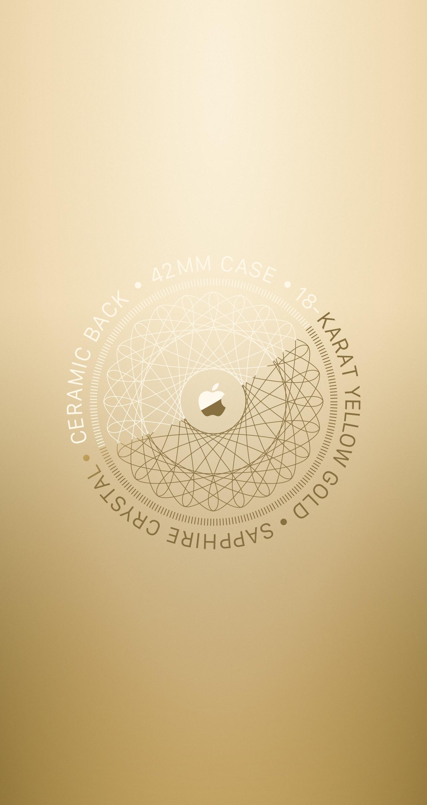 1412x2662 Simple gold apple wallpaper