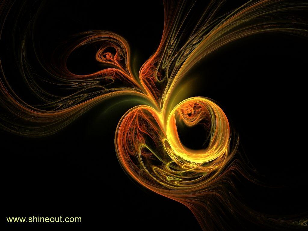 1024x768 1024x768px Gold Apple Wallpaper