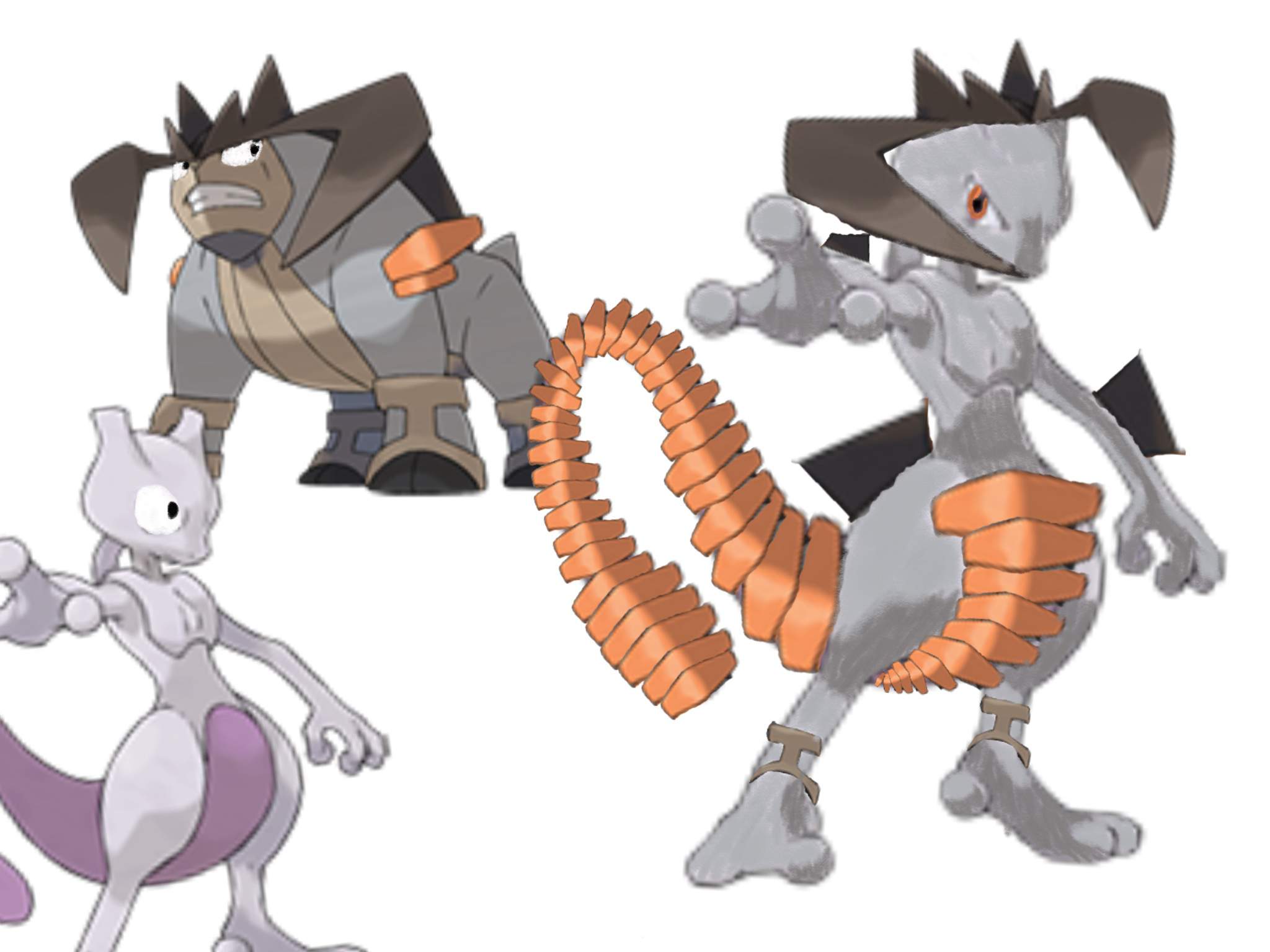 2048x1536 Mewtwo and Terrakion fusion. Pokémon Amino