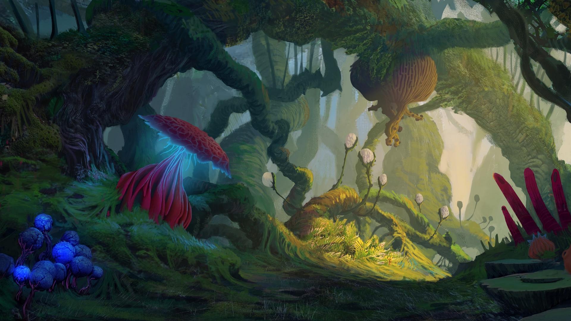 1920x1080 Wallpaper Jungle, Alien, Fantastic, Creatures
