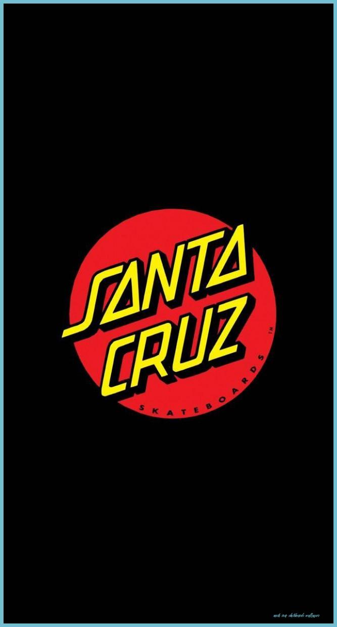 667x1241 Santa Cruz Skateboard Logo Phone Wallpaper Cruz Skateboards Wallpaper