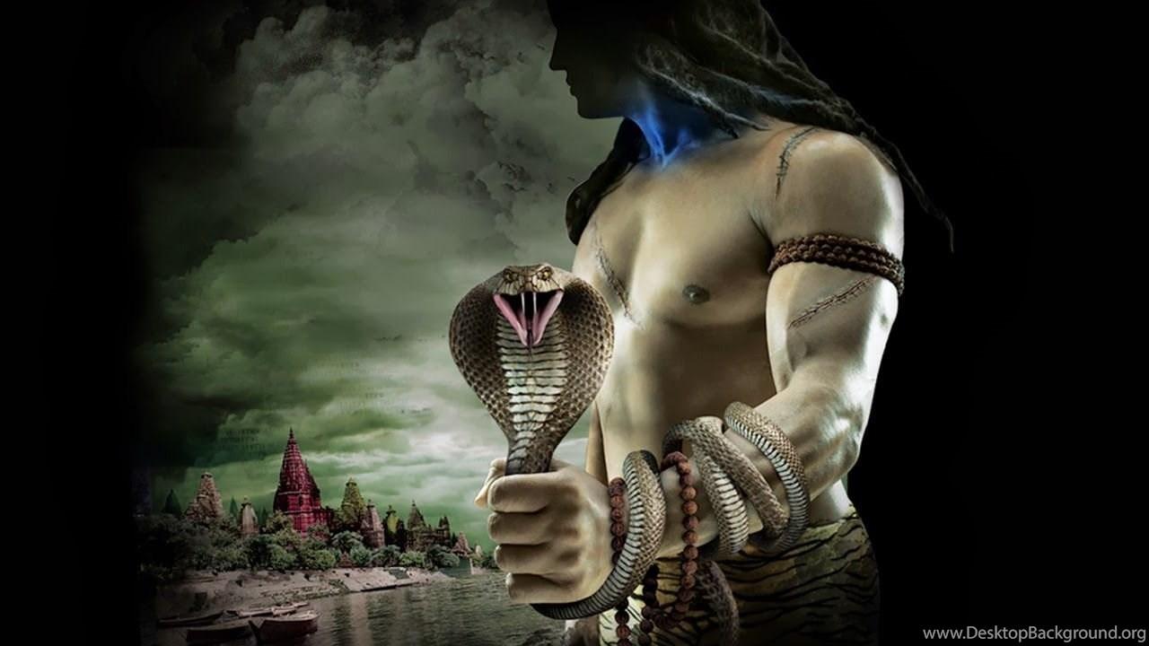 1280x720 Lord Shiva Catching Naga HD Wallpaper Free Desktop Background