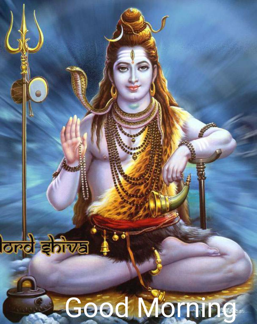 1080x1364 Shiv Shankar Good Morning Image Free Download for Whatsapp