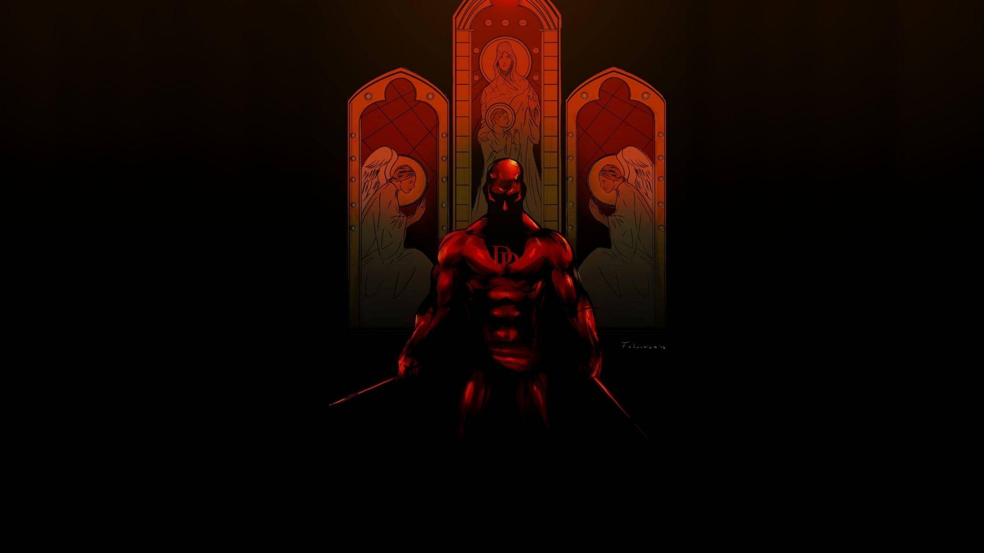 1920x1080 Desktop wallpaper daredevil, minimal, art, dark, HD image, picture, background, dfdde8