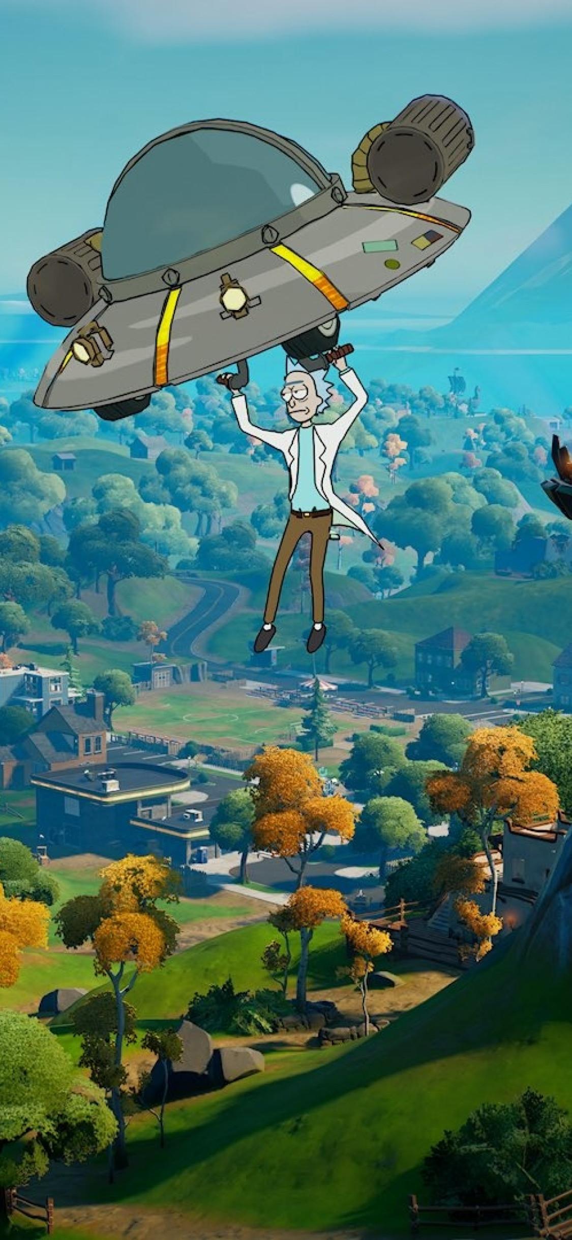1125x2436 Rick Sanchez in Fortnite Season 7 iPhone XS, iPhone iPhone X Wallpaper, HD Games 4K Wallpaper, Image, Photo and Background