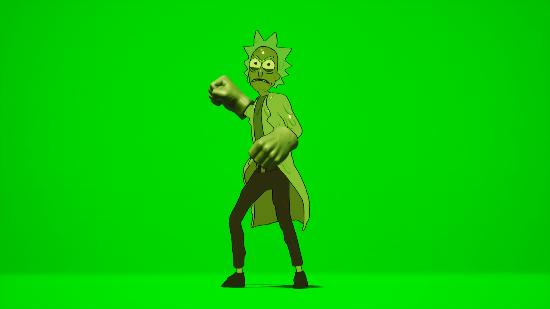 1920x1080 Rick Sanchez (Toxic Rick) // Hulk Smashers: FortniteFashion