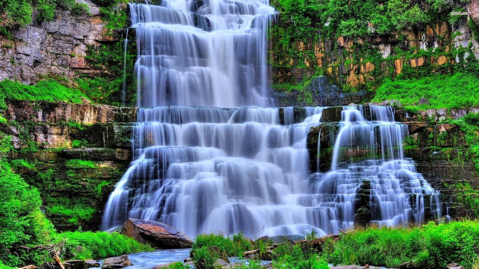 1600x900 Most Beautiful Waterfall Wallpaper Waterfall HD Wallpaper Background