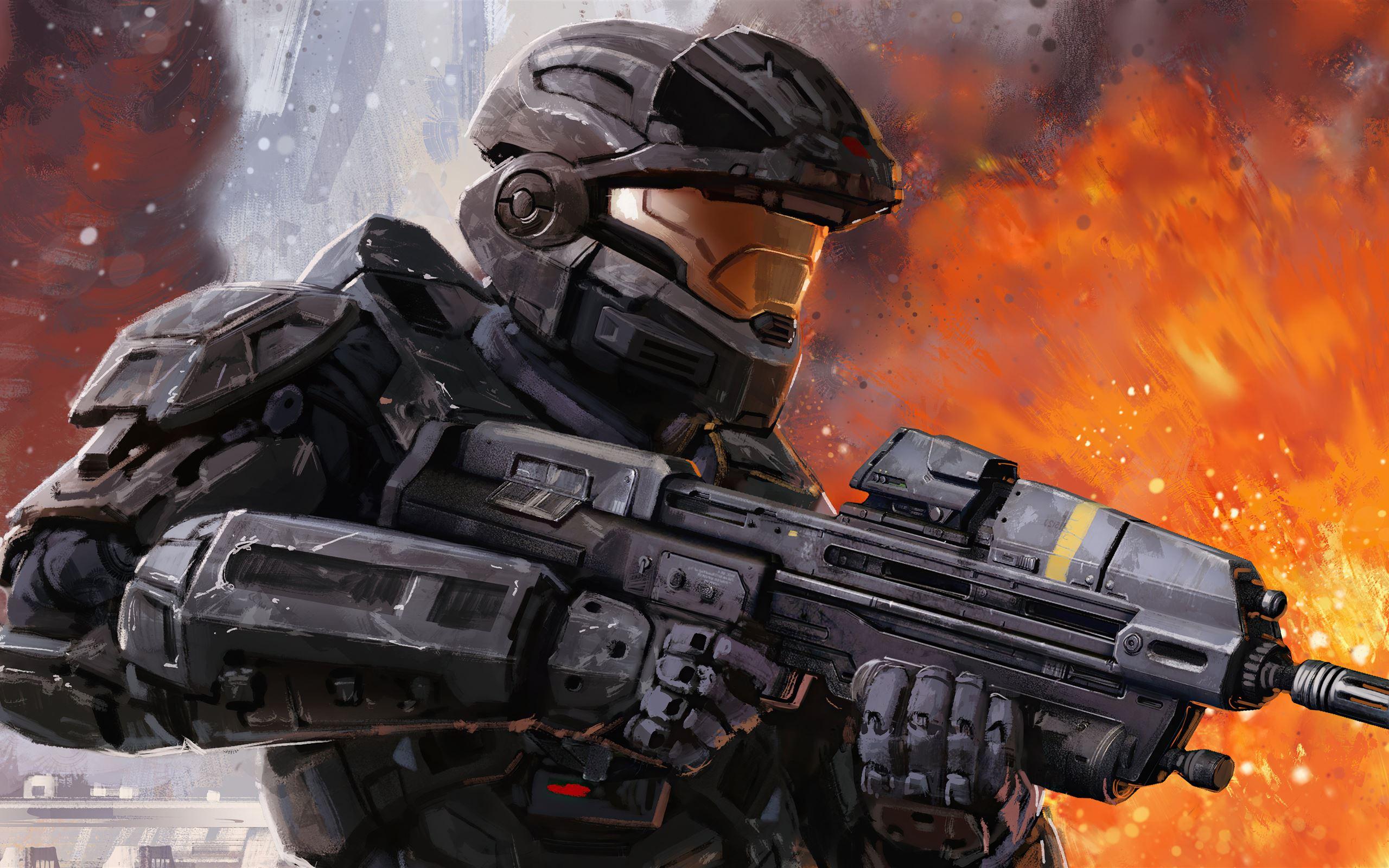 2560x1600 halo reach noble 6 loot crate 5k Mac Wallpaper Download