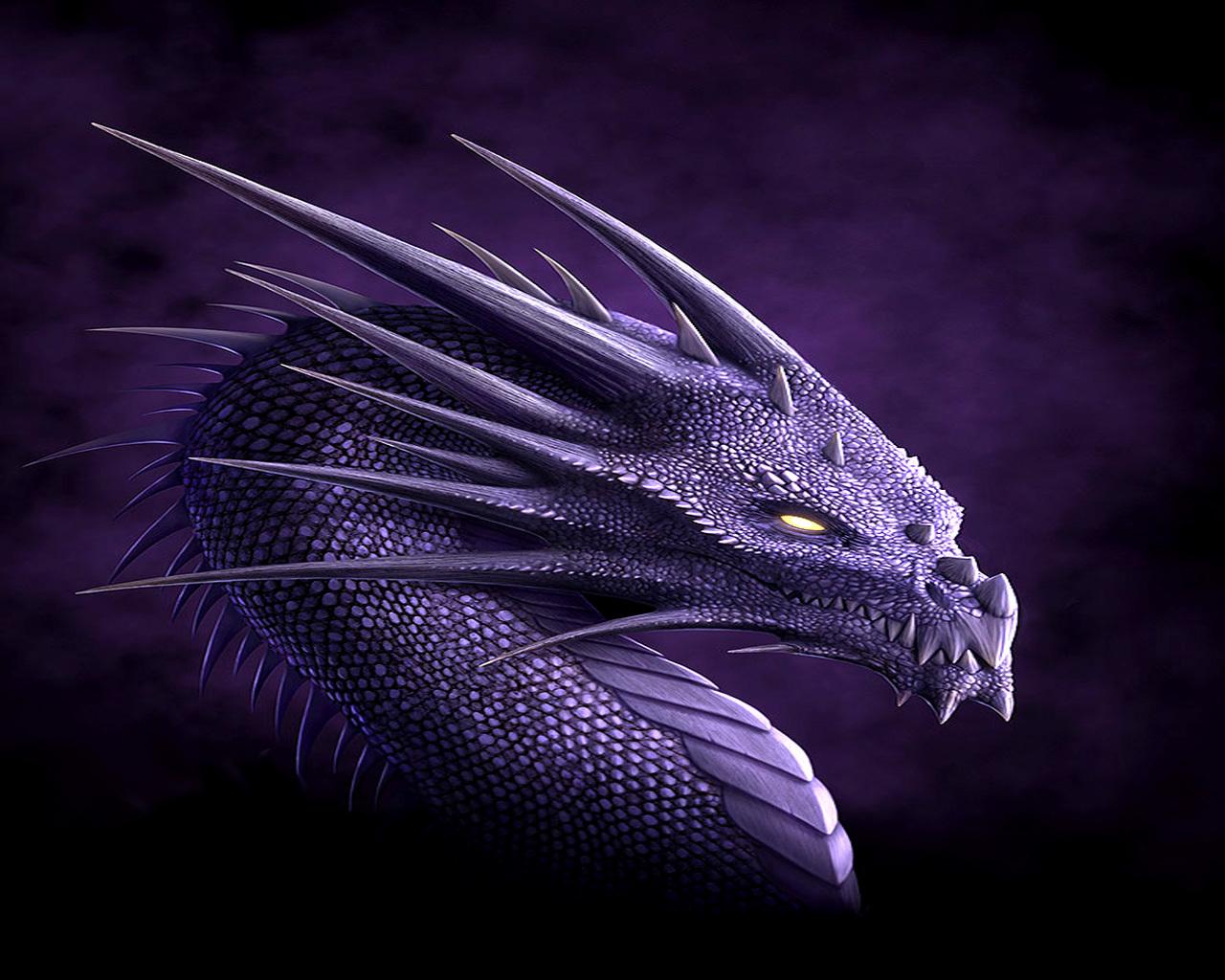 1280x1024 Cool Dragon Wallpaper