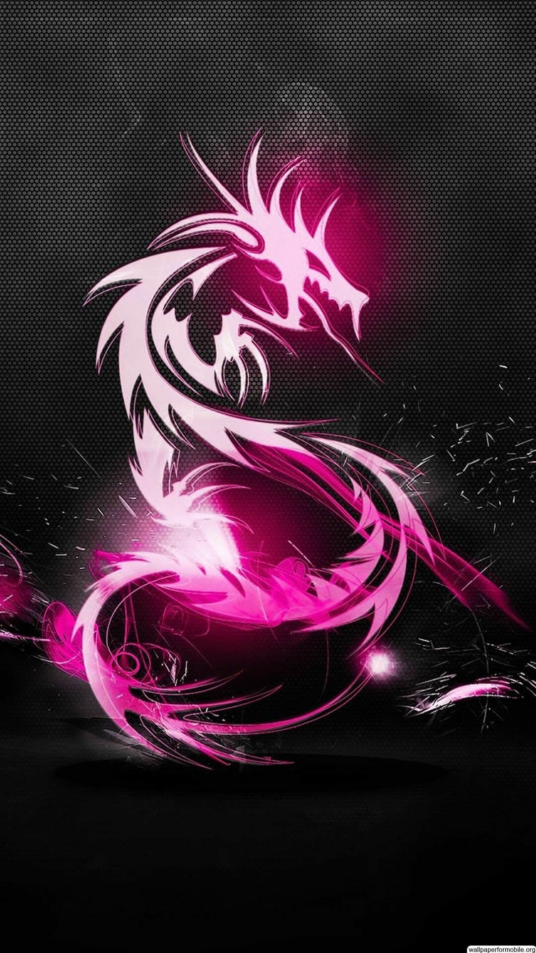 1080x1920 Fastest Purple Dragon Aesthetic Wallpaper