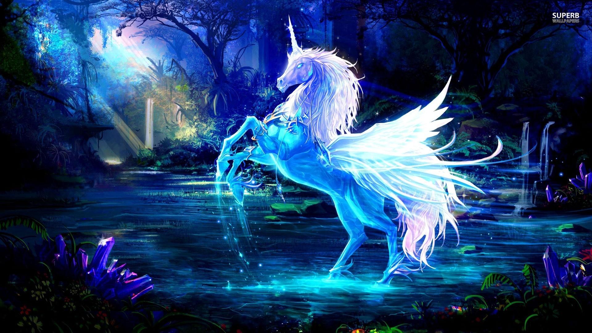 1920x1080 Blue Dragon Background