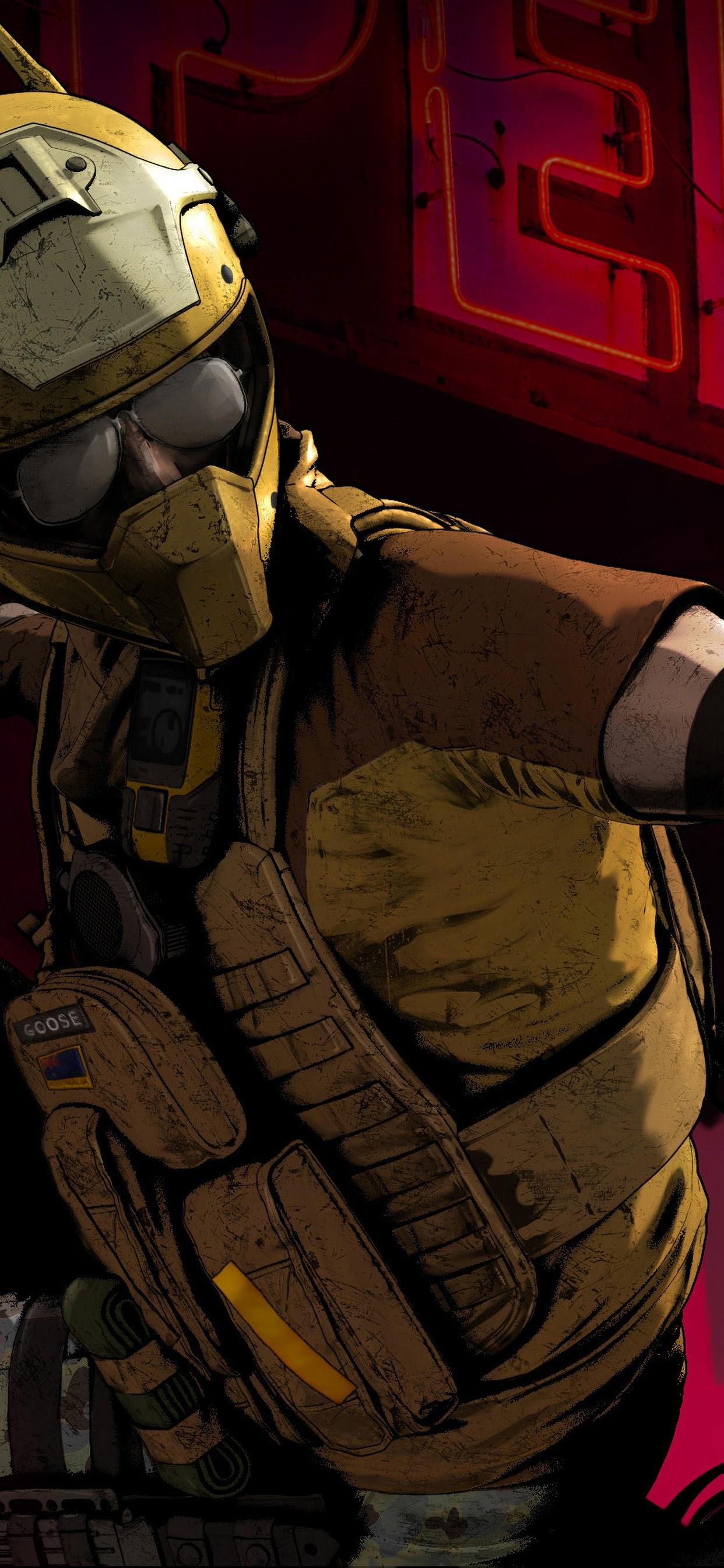 1242x2688 Mozzie Rainbow Six Siege 4K Wallpaper