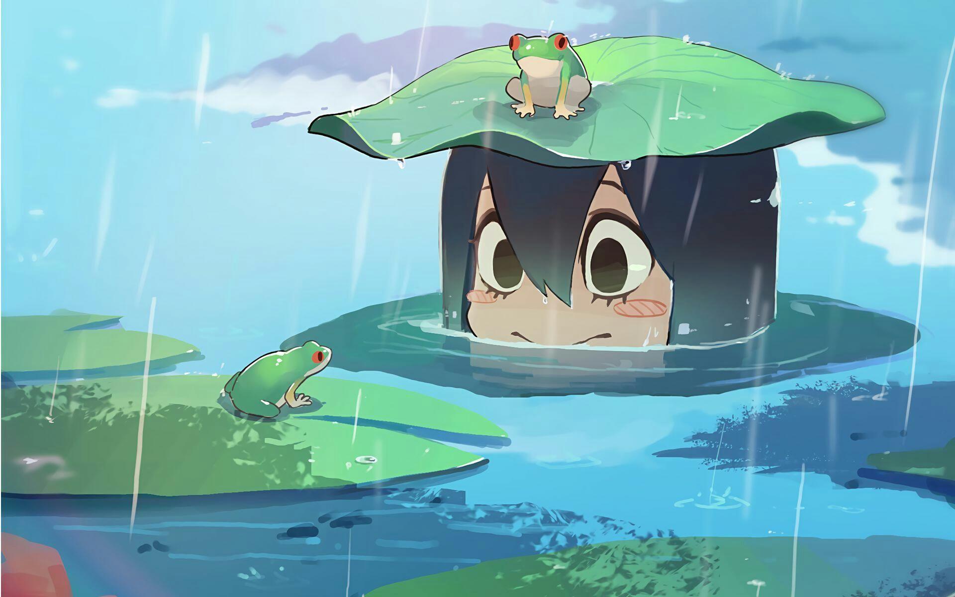 1920x1200 Tsuyu Asui. My Hero Academia. Cute laptop wallpaper, Cute desktop wallpaper, Cute anime wallpaper