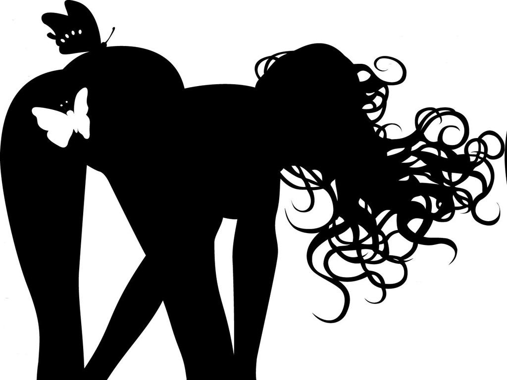 1024x768 women black white butterfly 1024x768 wallpaper
