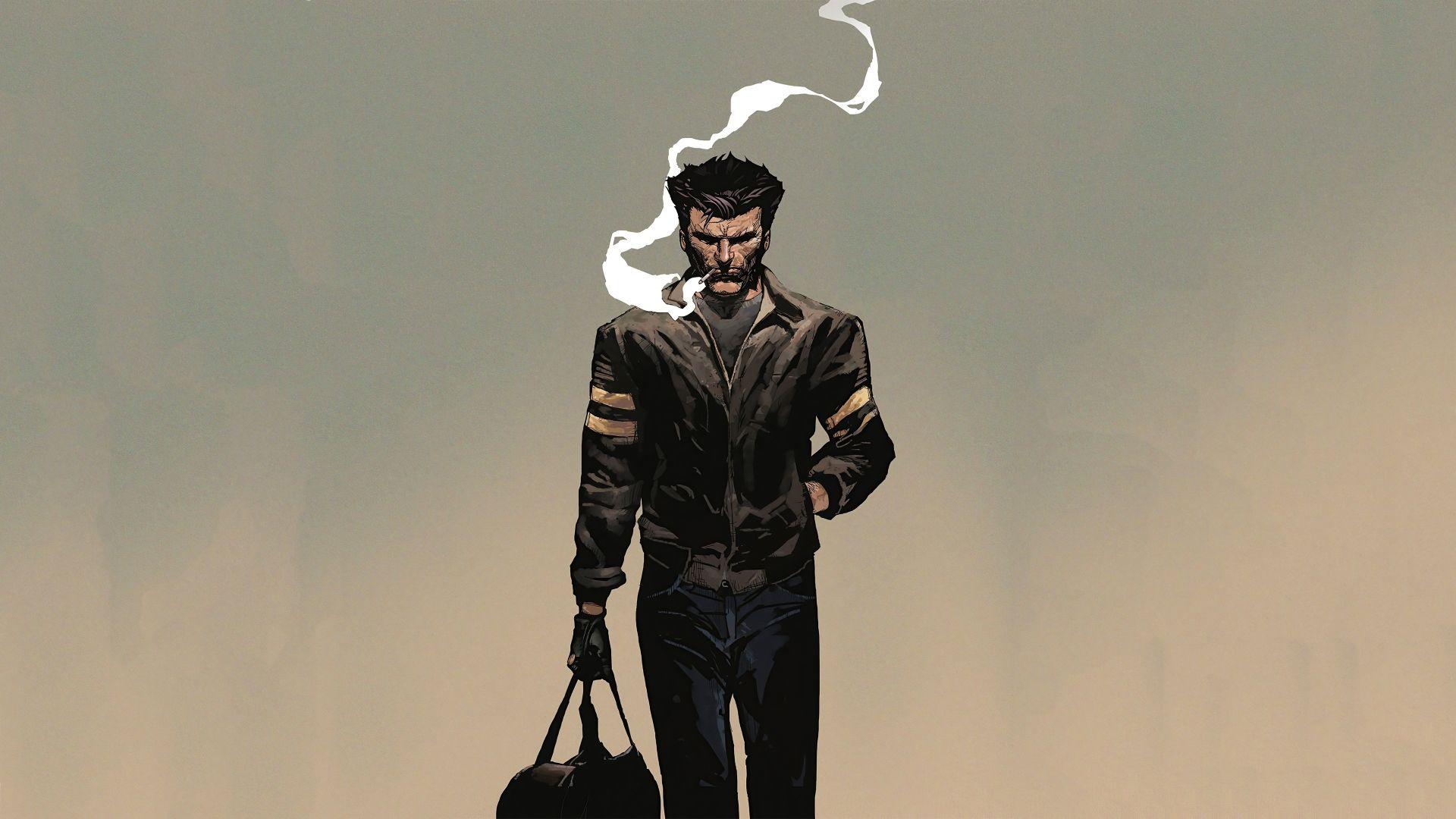 1920x1080 Desktop wallpaper wolverine, old logan, 2020 art, HD image, picture, background, dc736d