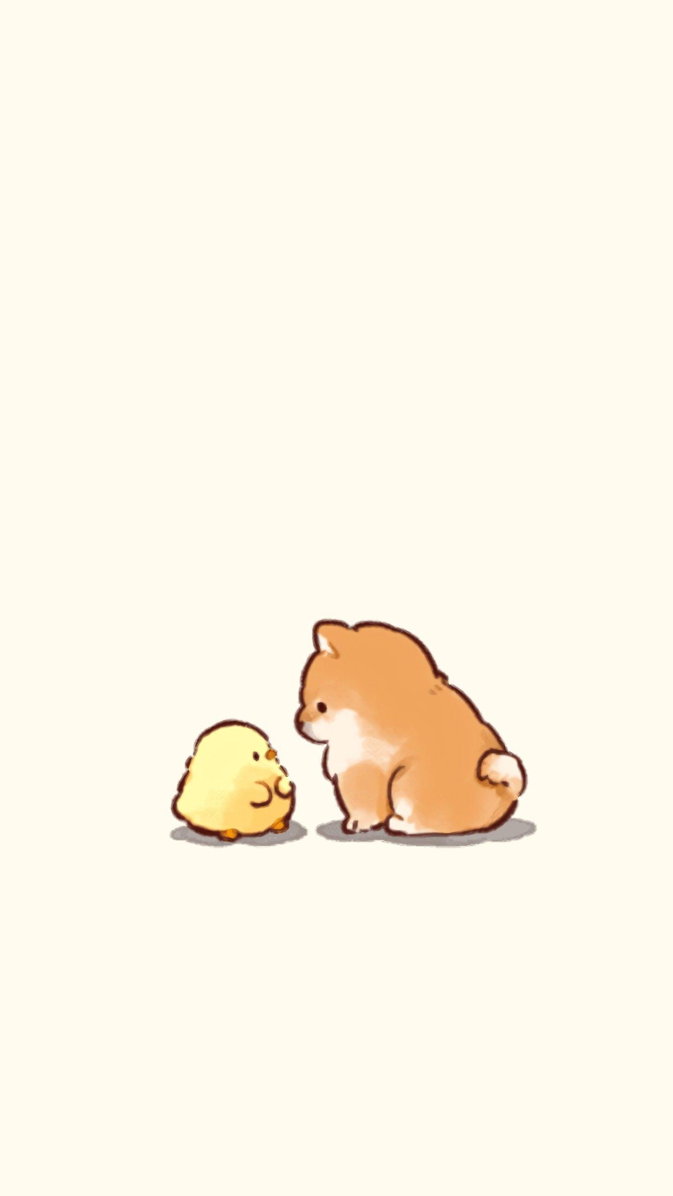 1370x2436 Kawaii Cute Cartoon Wallpaper