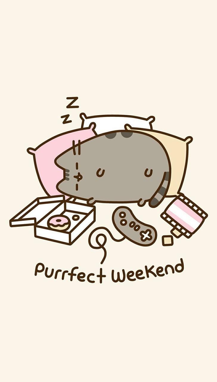 728x1280 Kawaii Cat Wallpaper