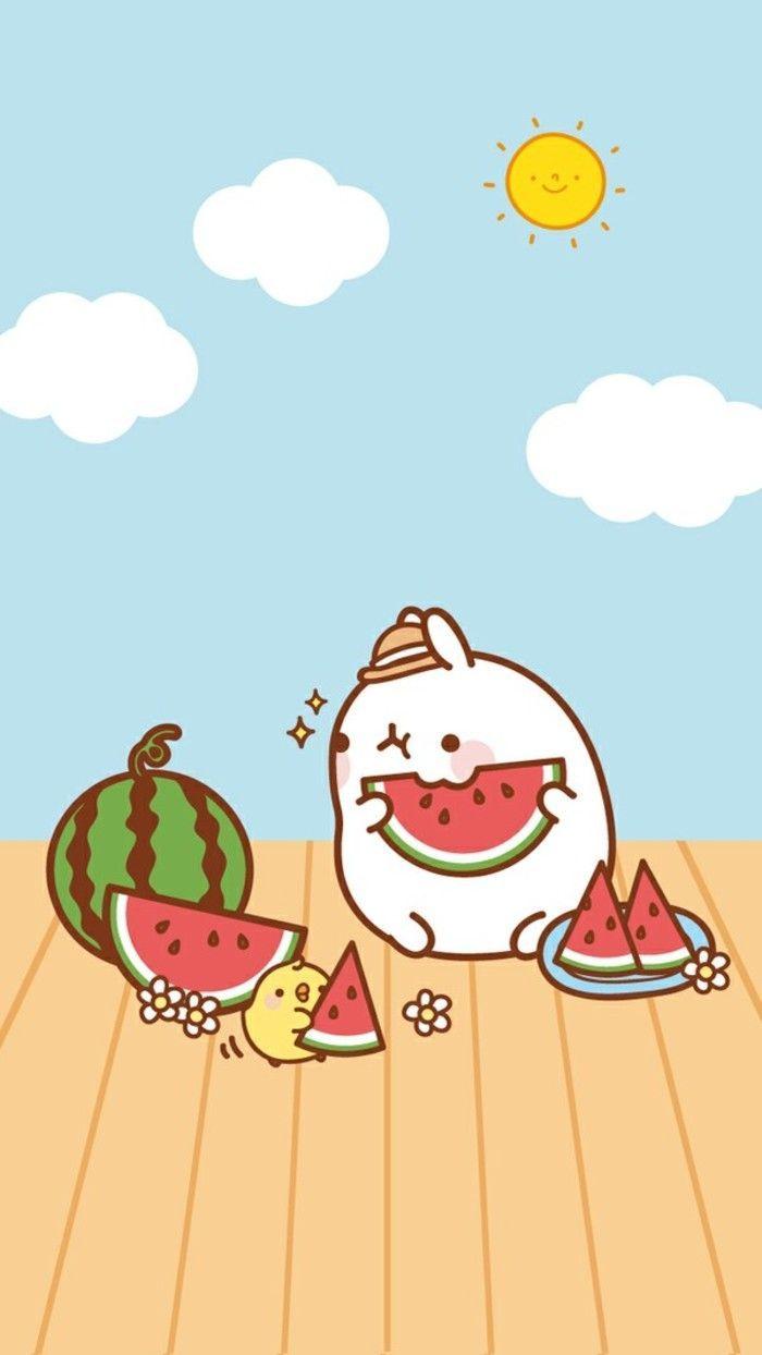 700x1244 Summer Kawaii Wallpaper