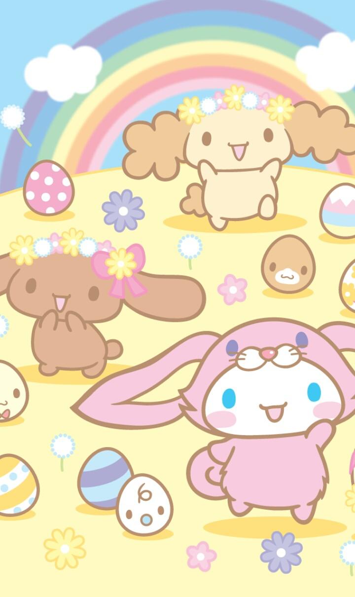720x1210 art, baby, background, beautiful, beauty, bunny, cartoon, clouds, cute art, cute baby, drawing, easter, flowers, illustration, kawaii, pastel, rainbow, sanrio, summer, wallpaper, we heart it, beautiful art, pastel color, yellow background, pastel